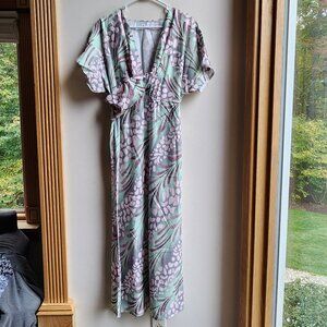 Green/Pink Sexy Dress Size Large
